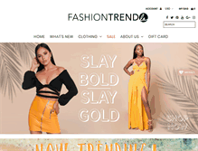 Tablet Screenshot of fashiontrendla.com